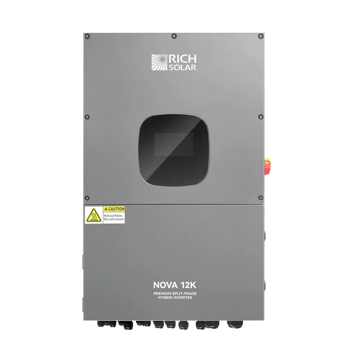 Green Vista Living Rich Solar NOVA 12K 12000 Watt 48V Split Phase Hybrid Inverter UL Certified