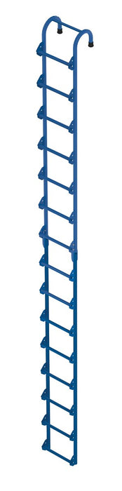 Vestil NTAL-15 Steel Tank Access Ladder 15 ft. 300 lb. Capacity Blue
