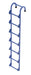 Vestil NTAL-7 Steel Tank Access Ladder 7 ft. 300 lb. Capacity Blue
