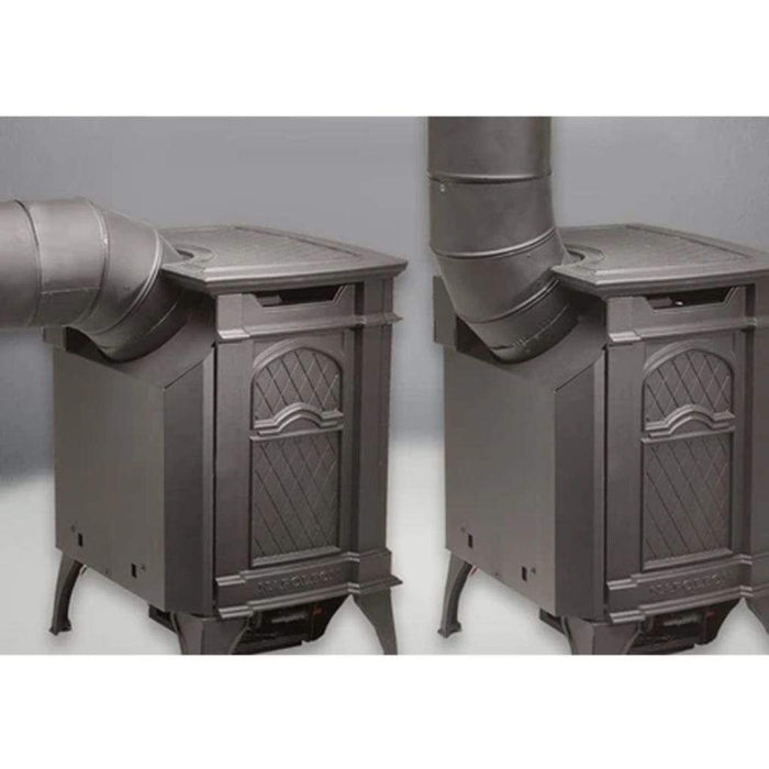 Napoleon Arlington 19" Metallic Black Direct Vent Cast Iron Gas Stove With Millivolt Ignition