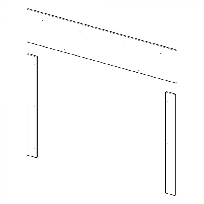 Napoleon Non-Combustible Cement Board Kit for 36" Elevation X Fireplace