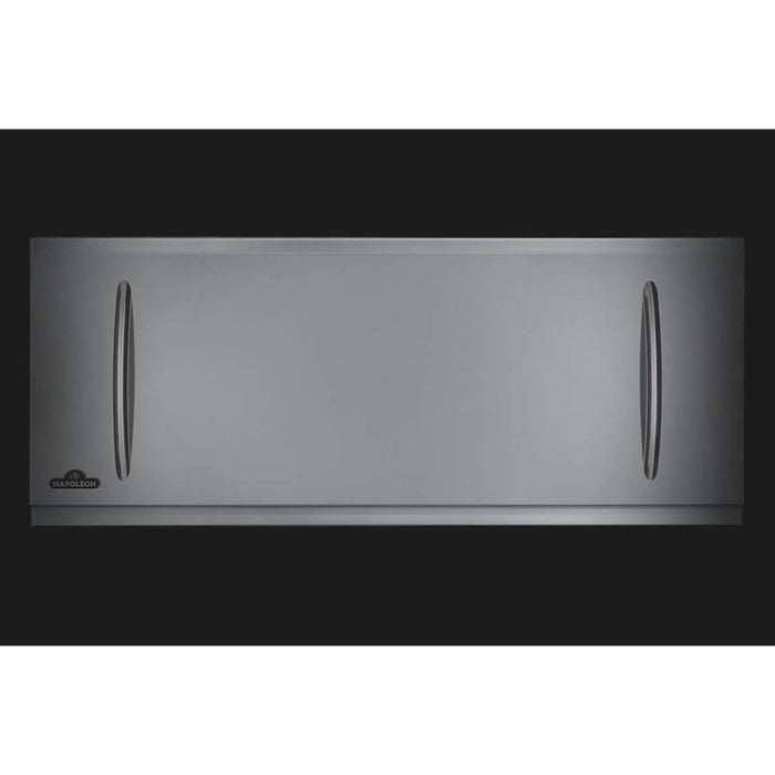 Napoleon Single-Sided Brushed Stainless Steel Cover for Galaxy Outdoor Fireplaces