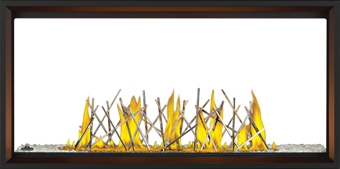 Napoleon Tall Linear Vector 50" See Through Direct Vent Natural Gas Fireplace