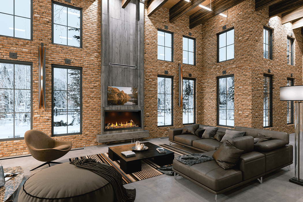 Napoleon Tall Linear Vector 50" Single Sided Direct Vent Natural Gas Fireplace