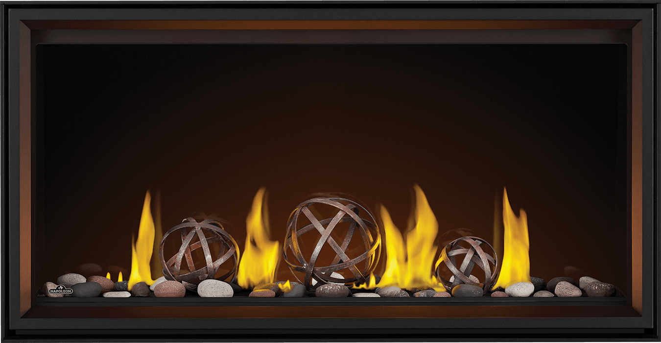 Napoleon Tall Linear Vector 50" Single Sided Direct Vent Natural Gas Fireplace