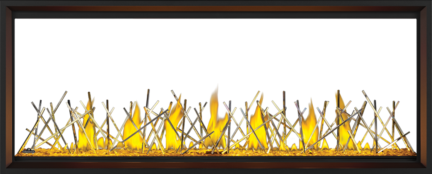 Napoleon Tall Linear Vector 62" See Through Direct Vent Natural Gas Fireplace