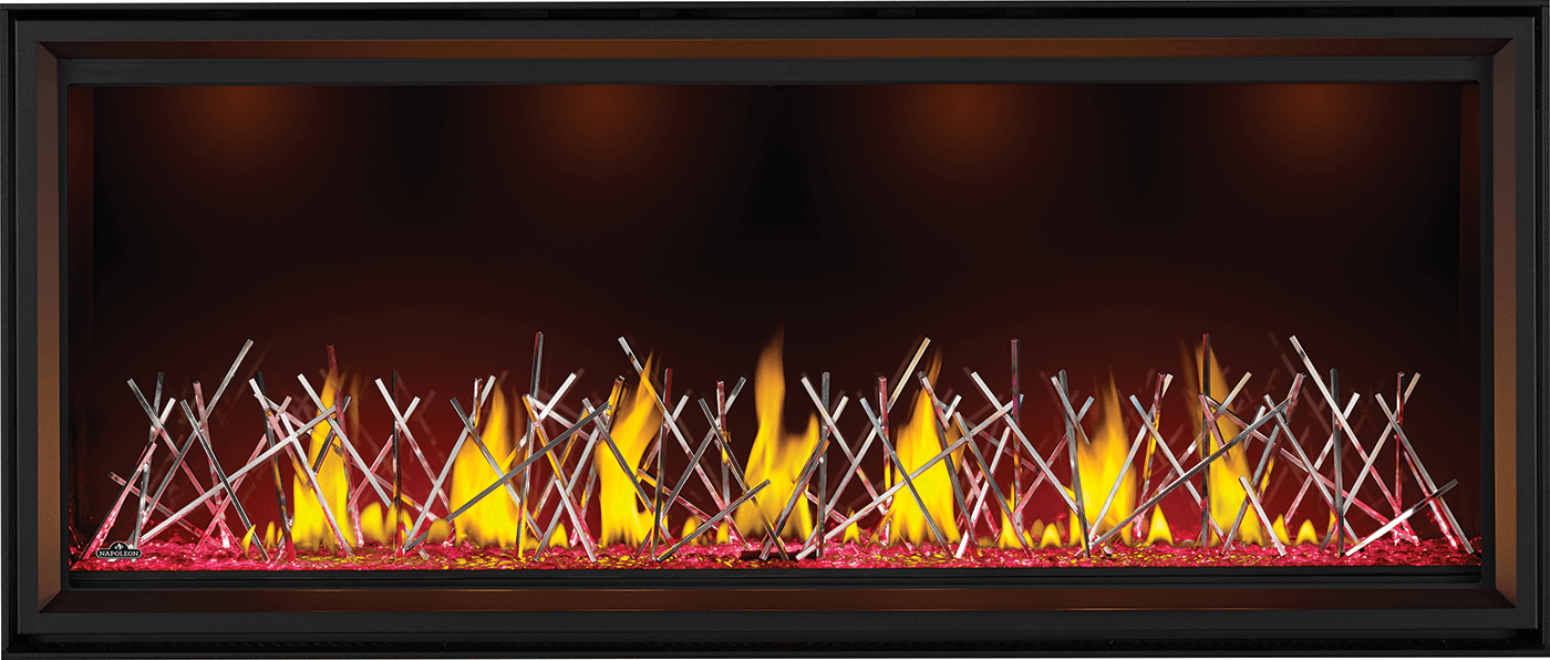 Napoleon Tall Linear Vector 62" Single Sided Direct Vent Natural Gas Fireplace