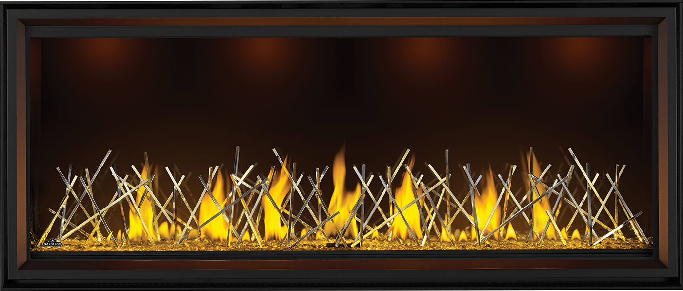 Napoleon Tall Linear Vector 62" Single Sided Direct Vent Natural Gas Fireplace