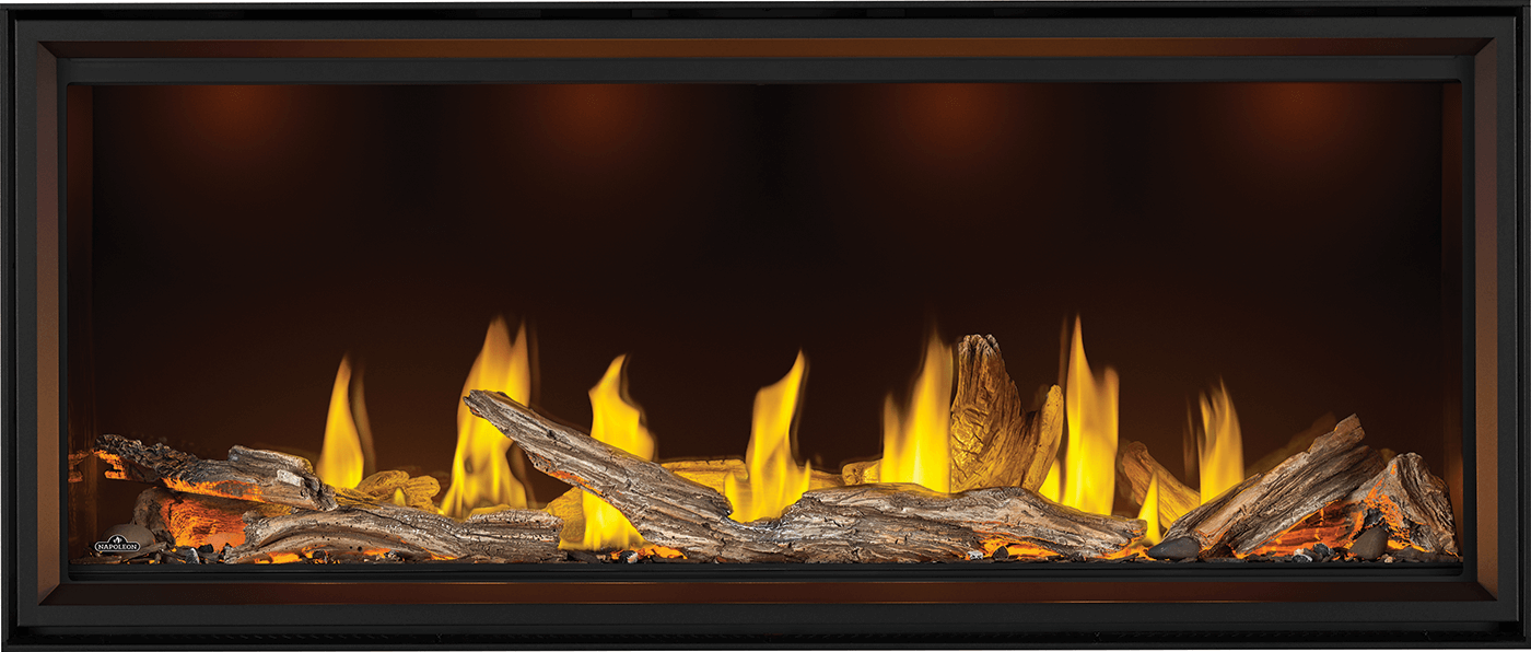 Napoleon Tall Linear Vector 62" Single Sided Direct Vent Natural Gas Fireplace