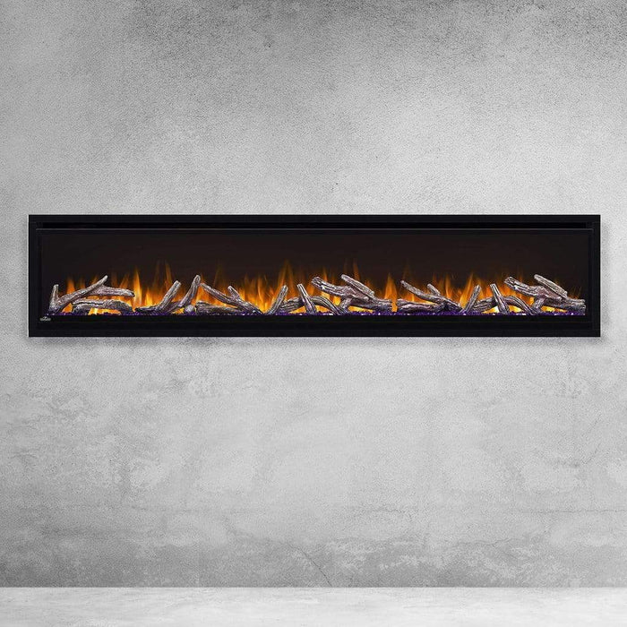 Napoleon Alluravision 74" Deep Wall Mount Electric Fireplace - View 14
