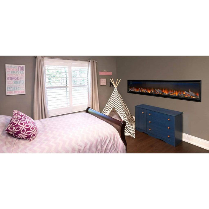 Napoleon Alluravision 74" Deep Wall Mount Electric Fireplace - View 16