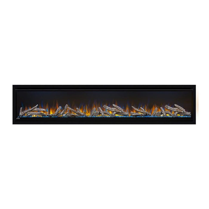 Napoleon Alluravision 74" Deep Wall Mount Electric Fireplace - Detail View