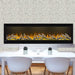 Napoleon Alluravision 74" Deep Wall Mount Electric Fireplace - Close-Up