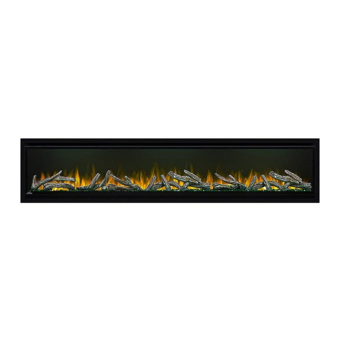 Napoleon Alluravision 74" Deep Wall Mount Electric Fireplace - Lifestyle View