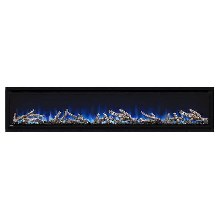 Napoleon Alluravision 74" Deep Wall Mount Electric Fireplace - Installation View