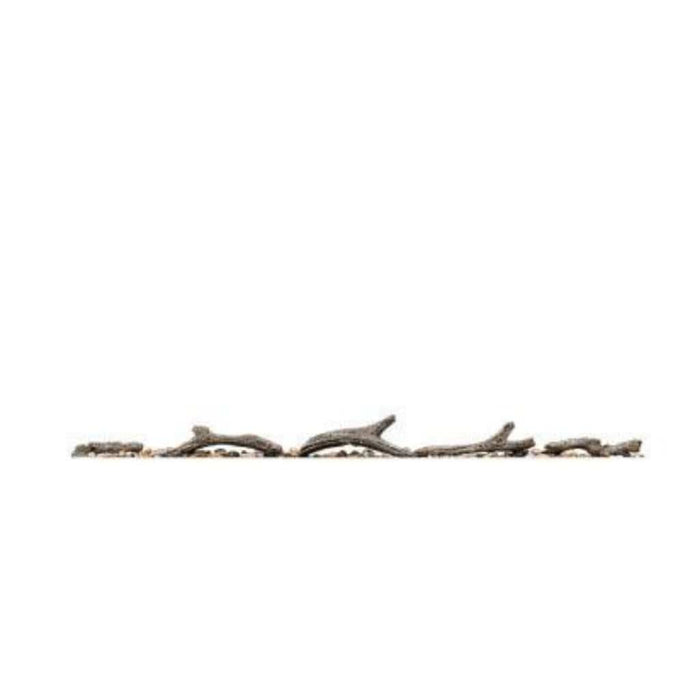 Napoleon Birch/Driftwood Log Set with rocks Accessory for Entice series Electric Fireplaces