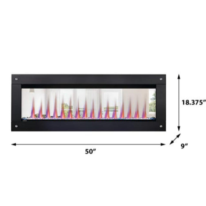 Napoleon Clearion Elite 50" See Thru Wall Mount Electric Fireplace - NEFBD50HE - additional view 8