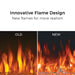 Napoleon Entice 36" Linear Wall Mount Electric Fireplace - NEFL36CFH-1 - additional view 3