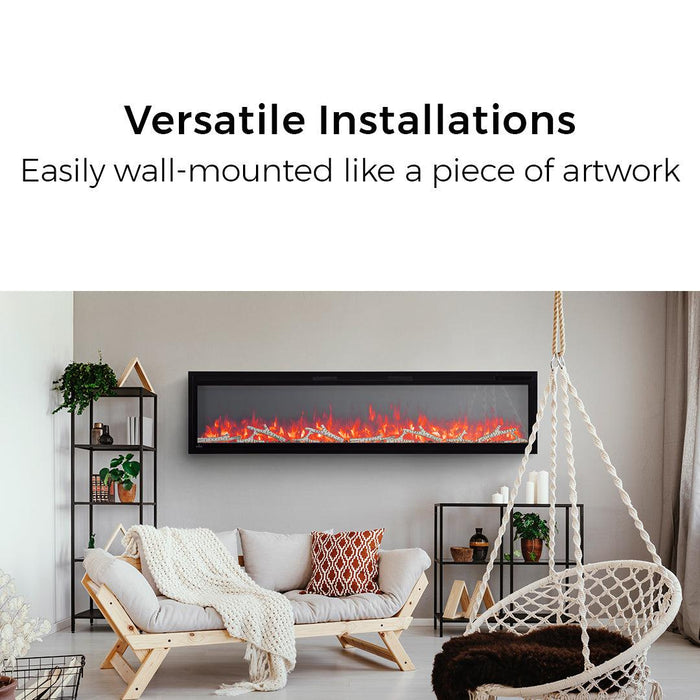 Napoleon Entice 36" Linear Wall Mount Electric Fireplace - NEFL36CFH-1 - additional view 7
