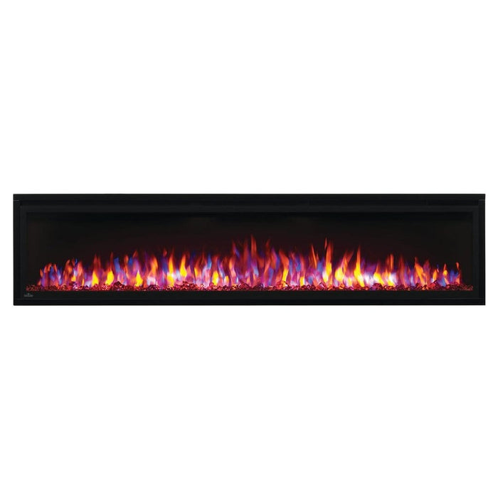 Napoleon Entice 72" Wall Mount Electric Fireplace - Close-Up