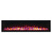 Napoleon Entice 72" Wall Mount Electric Fireplace - Close-Up
