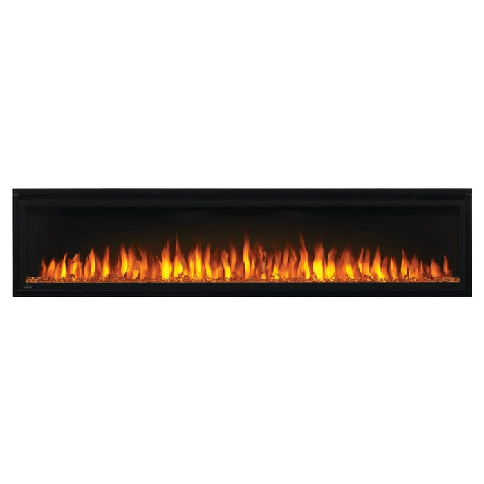 Napoleon Entice 72" Wall Mount Electric Fireplace - Dimensions