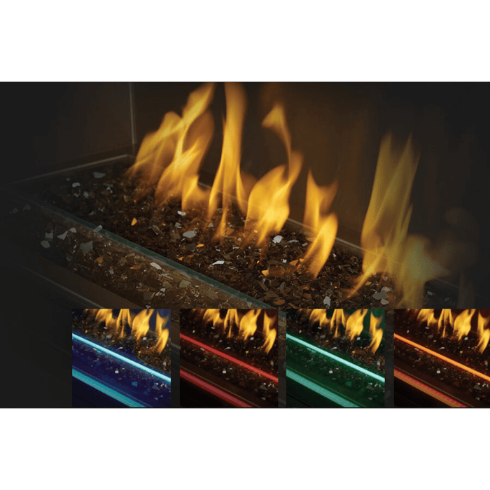 Napoleon Galaxy 51" See-Through Outdoor Linear Vent Free Natural Gas Fireplace