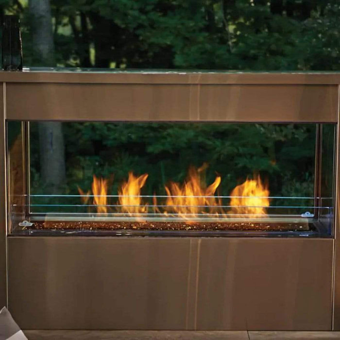 Napoleon Galaxy 51" See-Through Outdoor Linear Vent Free Natural Gas Fireplace