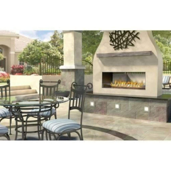 Napoleon Galaxy 51" See-Through Outdoor Linear Vent Free Natural Gas Fireplace