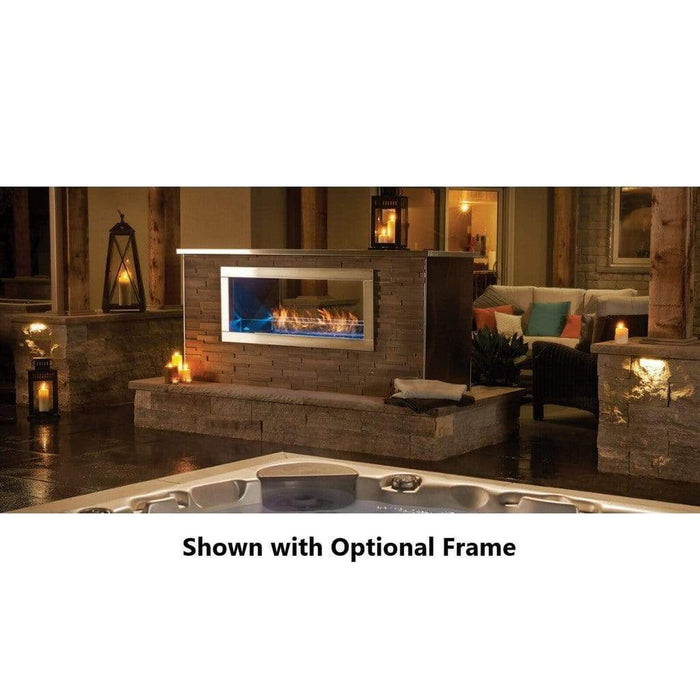 Napoleon Galaxy 51" See-Through Outdoor Linear Vent Free Natural Gas Fireplace