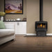 Napoleon Haliburton direct vent gas stove in a living room