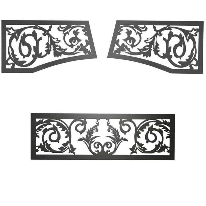 Napoleon Metallic Black Victorian Ornamental Inset Accessory