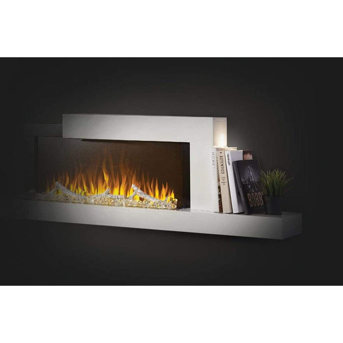 Napoleon Stylus Cara 59" Wall-Mounted Electric Fireplace With Shelf