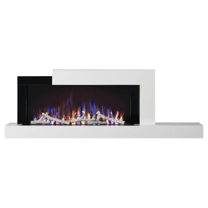 Napoleon Stylus Cara 59" Wall-Mounted Electric Fireplace With Shelf