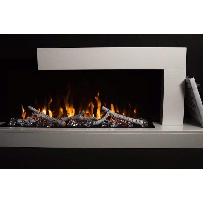 Napoleon Stylus Cara 59" Wall-Mounted Electric Fireplace With Shelf