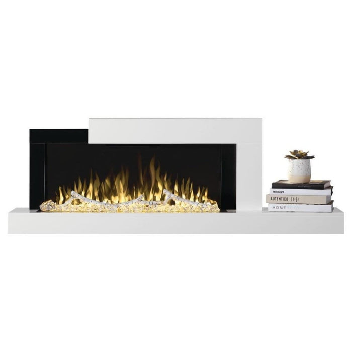 Napoleon Stylus Cara 59" Wall-Mounted Electric Fireplace With Shelf