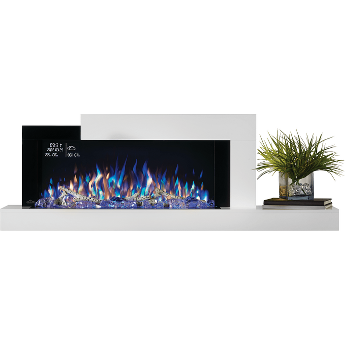 Napoleon Stylus Cara Elite 59" Wall-Mounted Electric Fireplace With Shelf