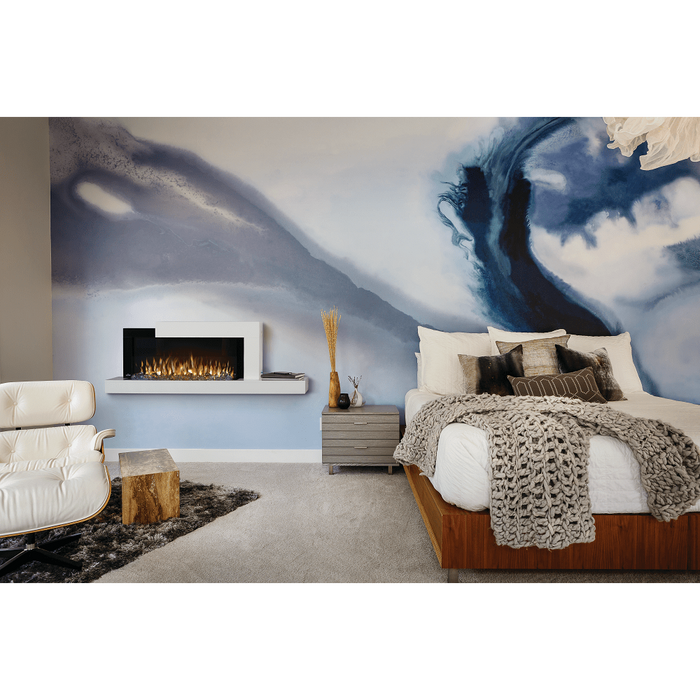 Napoleon Stylus Cara Elite 59" Wall-Mounted Electric Fireplace With Shelf