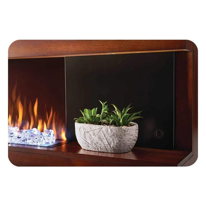 Napoleon Stylus Steinfeld 53" Wall-Mounted Electric Fireplace With Shelf