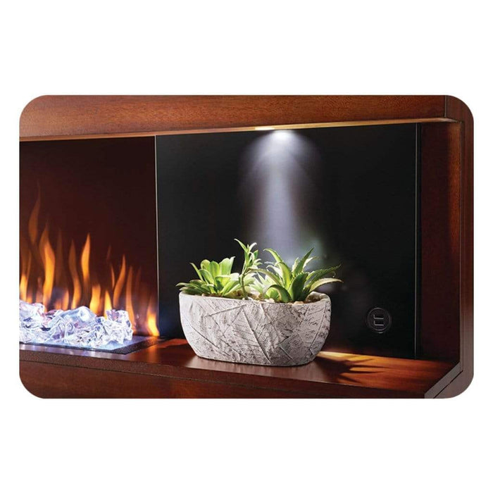 Napoleon Stylus Steinfeld 53" Wall-Mounted Electric Fireplace With Shelf