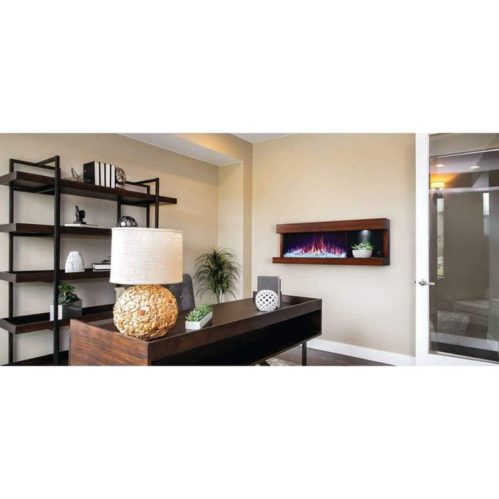 Napoleon Stylus Steinfeld 53" Wall-Mounted Electric Fireplace With Shelf