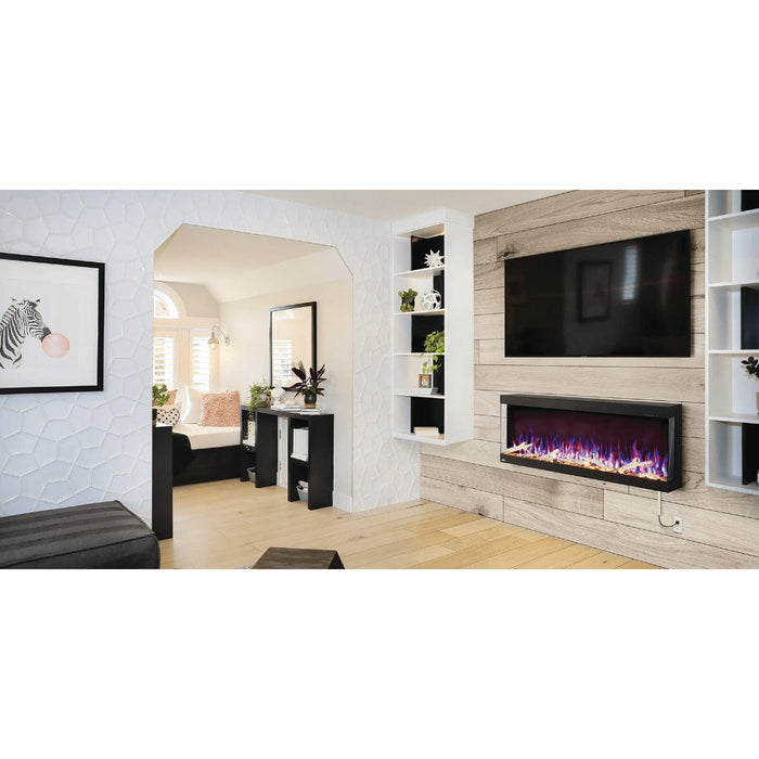 Napoleon TriVista Pictura 50" Wall Mount / Wall Hanging Electric Fireplace | NEFL50H-3SV - additional view 3