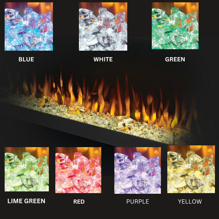 Napoleon TriVista Pictura 50" Wall Mount / Wall Hanging Electric Fireplace | NEFL50H-3SV - additional view 5