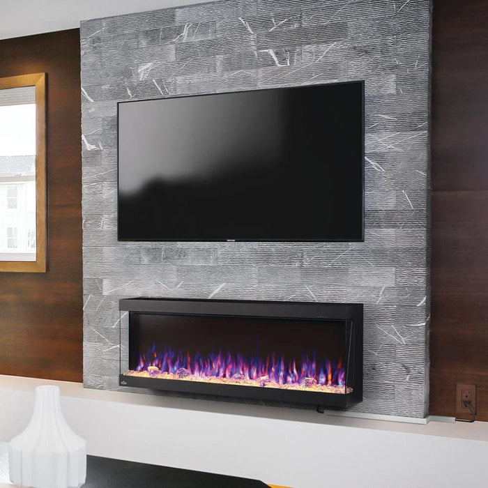 Napoleon TriVista Pictura 50" Wall Mount / Wall Hanging Electric Fireplace | NEFL50H-3SV - additional view 1