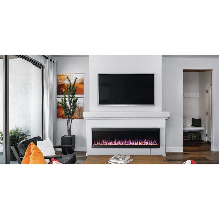 Napoleon TriVista Pictura 60" Wall Mount / Wall Hanging Electric Fireplace | NEFL60H-3SV - additional view 3