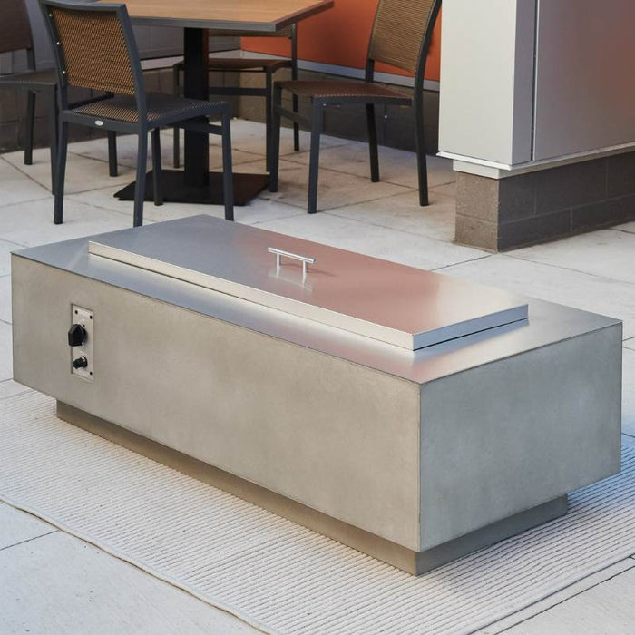 The Outdoor Greatroom Cove Linear Gas Fire Pit Table