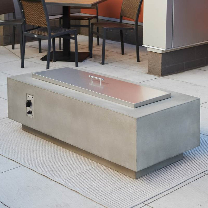 The Outdoor Greatroom Cove Linear Gas Fire Pit Table