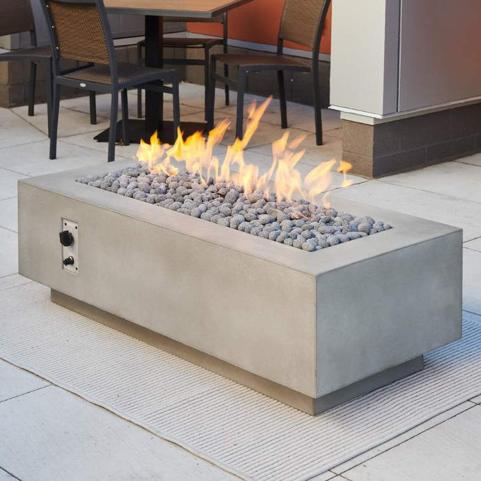 The Outdoor Greatroom Cove Linear Gas Fire Pit Table
