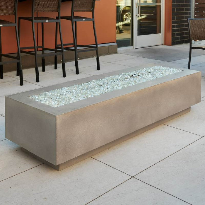 The Outdoor Greatroom Cove Linear Gas Fire Pit Table