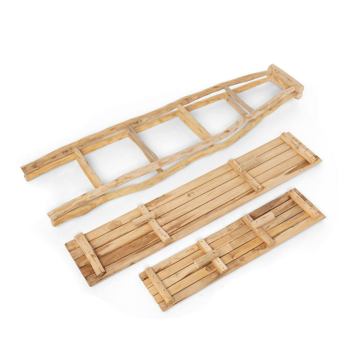 Park Hill Collection Natural Ladder Display Shelf EFC16003